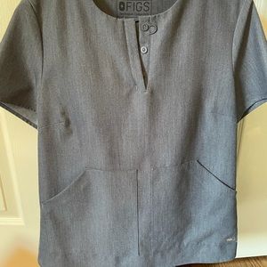 EUC Figs scrubs small top & small long bottoms